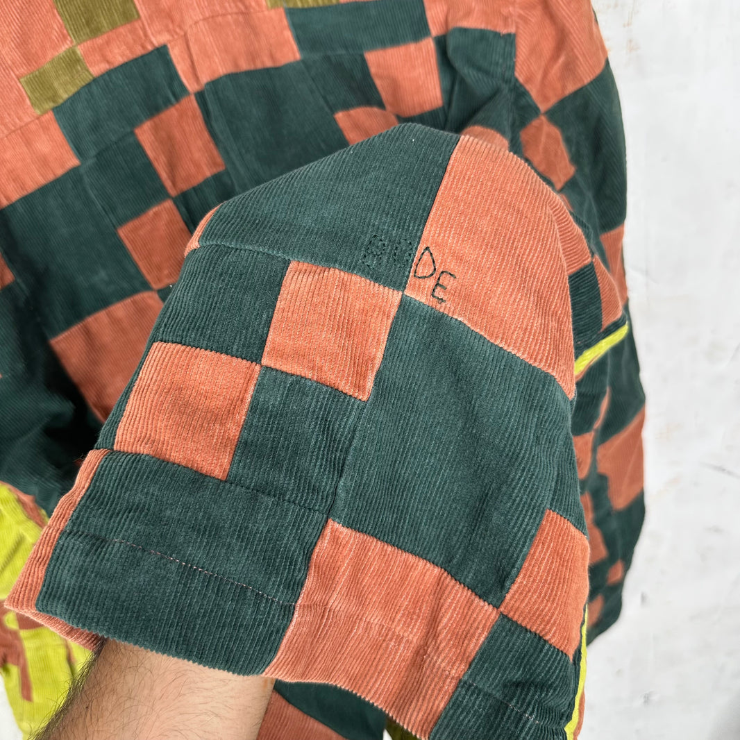 Bode Corduroy Patch Overshirt