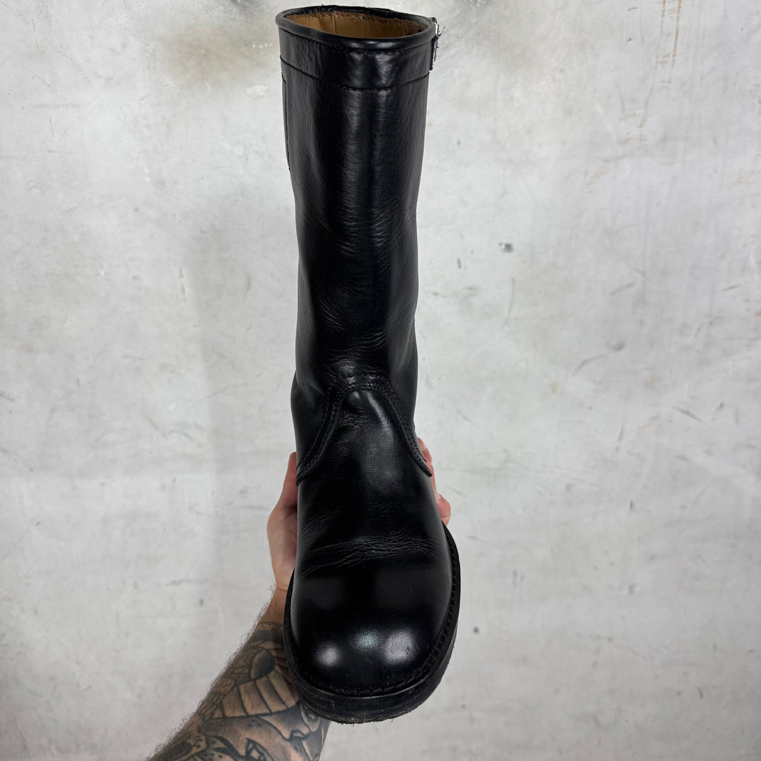 Dries Van Noten Leather Pull Booties
