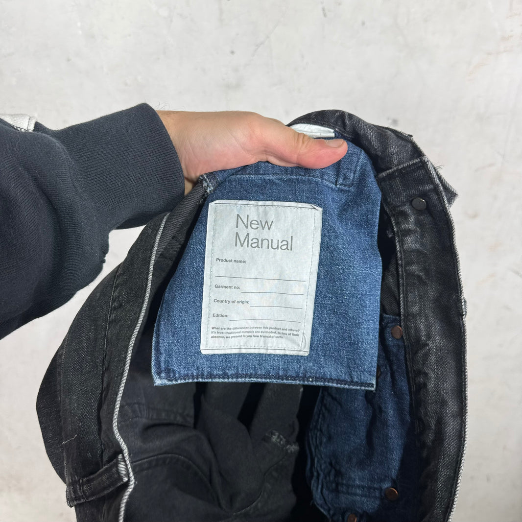 Junya Watanabe x New Manual Washed Black Jeans