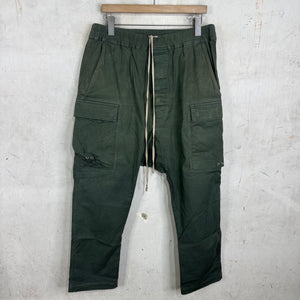 Rick Owens Teal Bela Tapered Pants