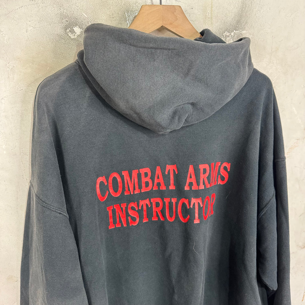 Vintage Faded Combat Arms Instructor Hoodie