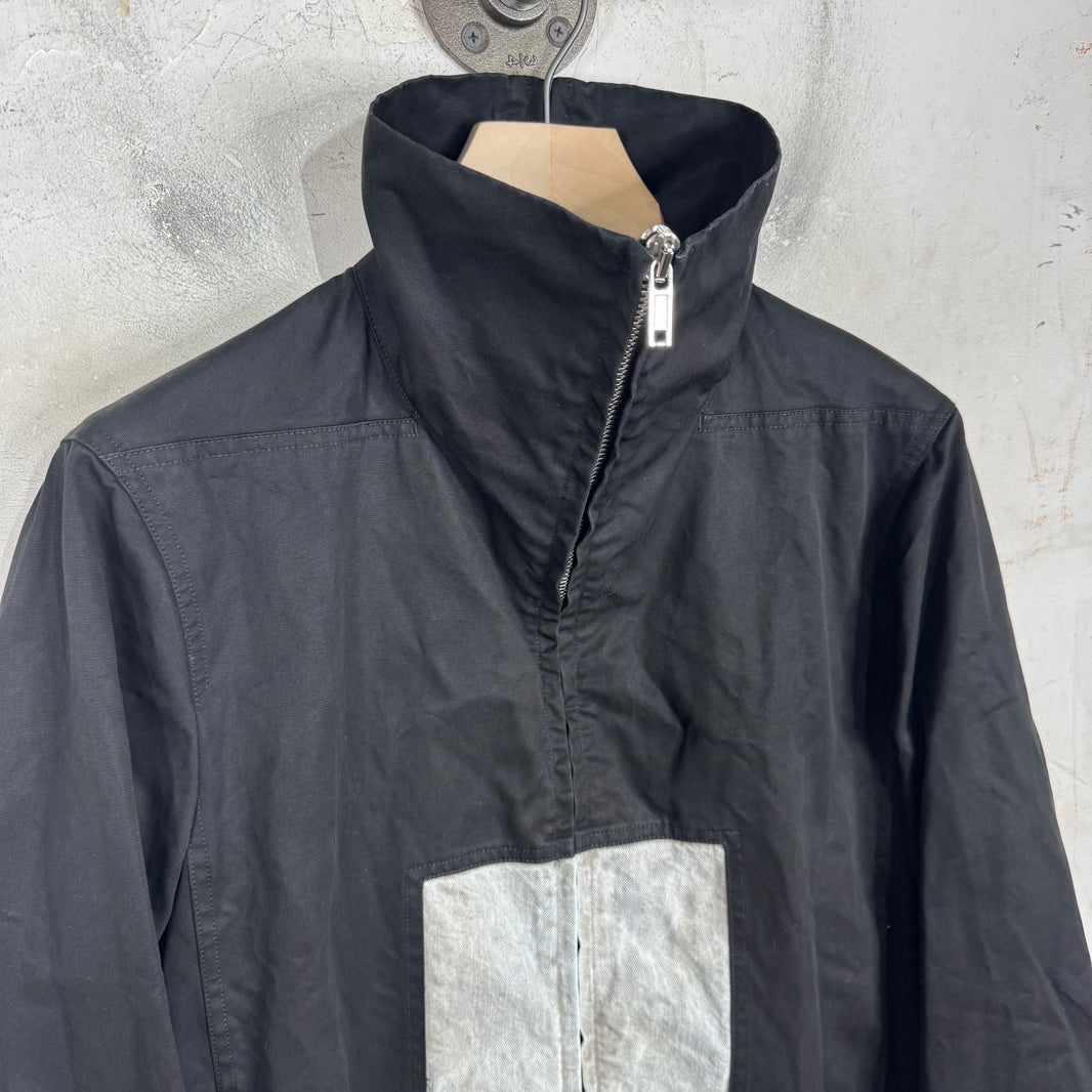 DRKSHDW Waxed Denim Patch Jacket