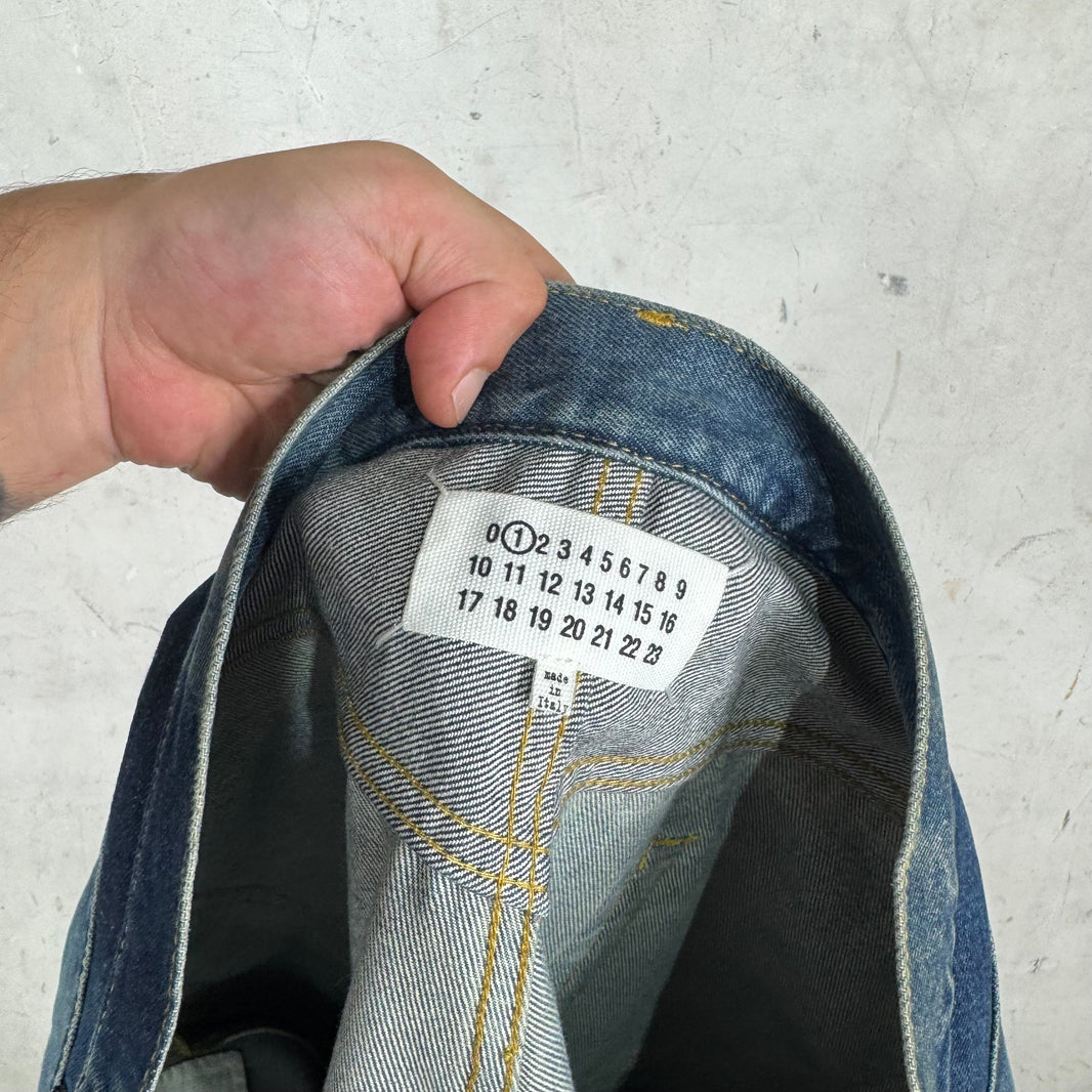 Margiela Two Toned Straight Legged Jeans