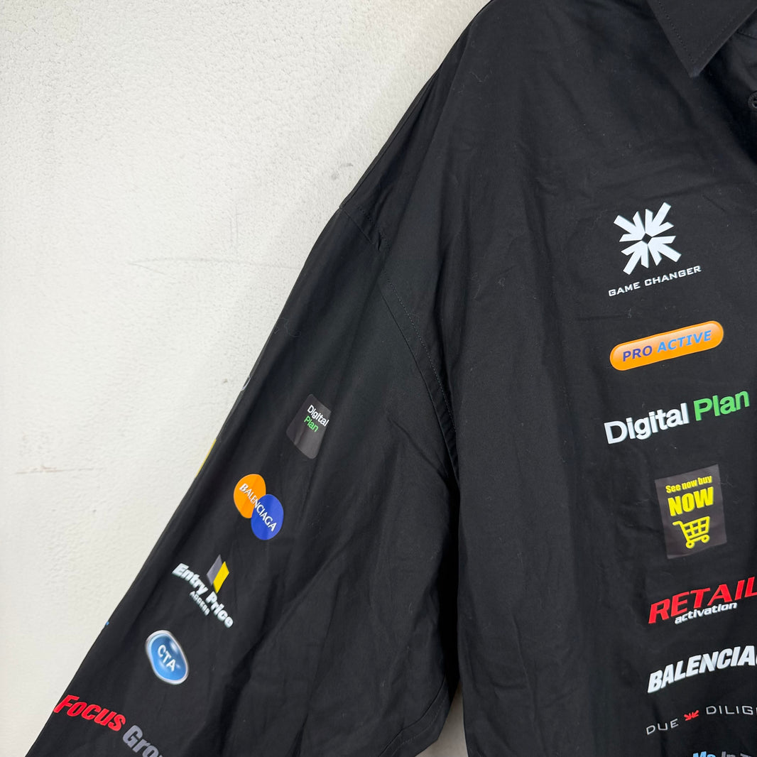 Balenciaga Sample Business Logos L/S Shirt