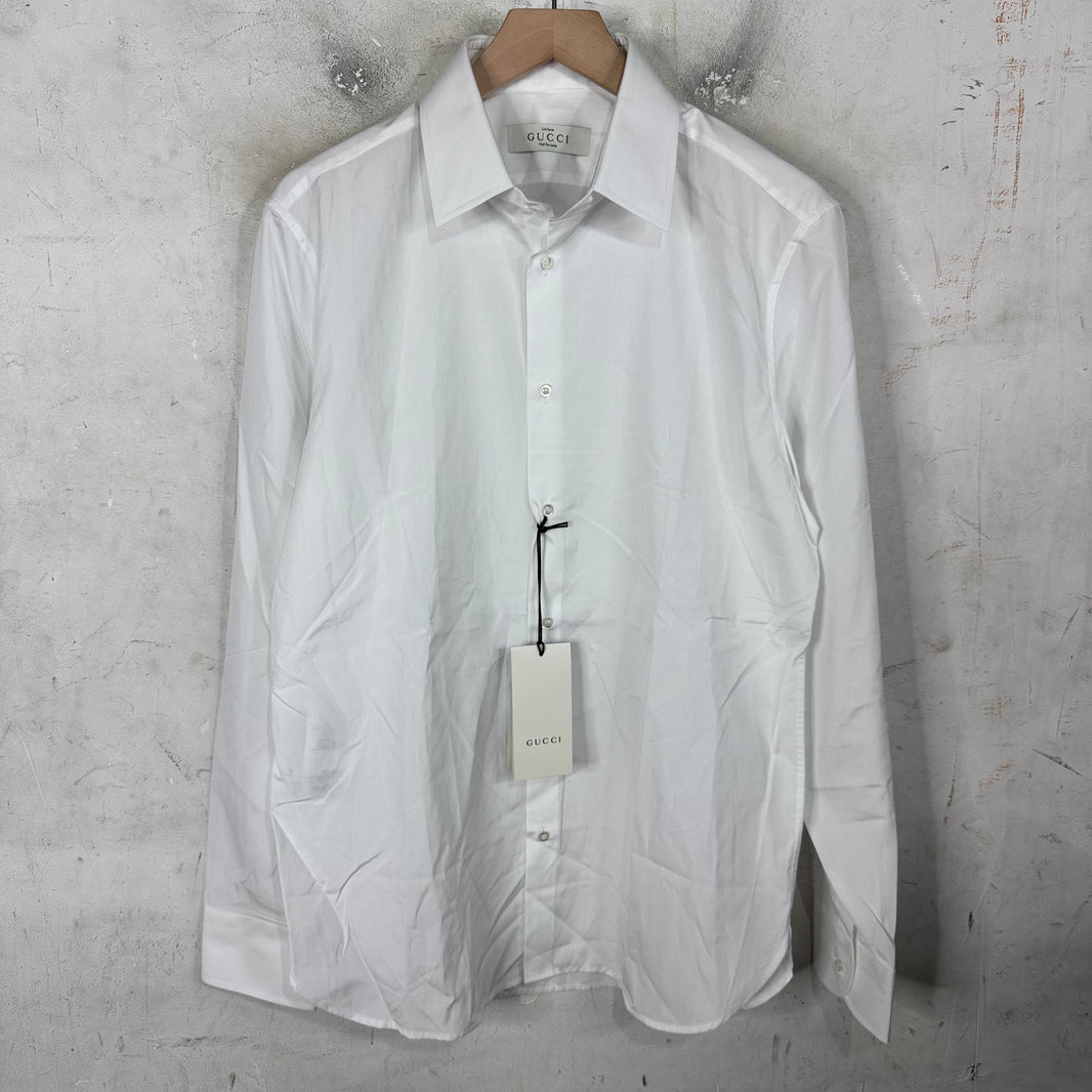 Gucci White Employee Buttoned Shirt