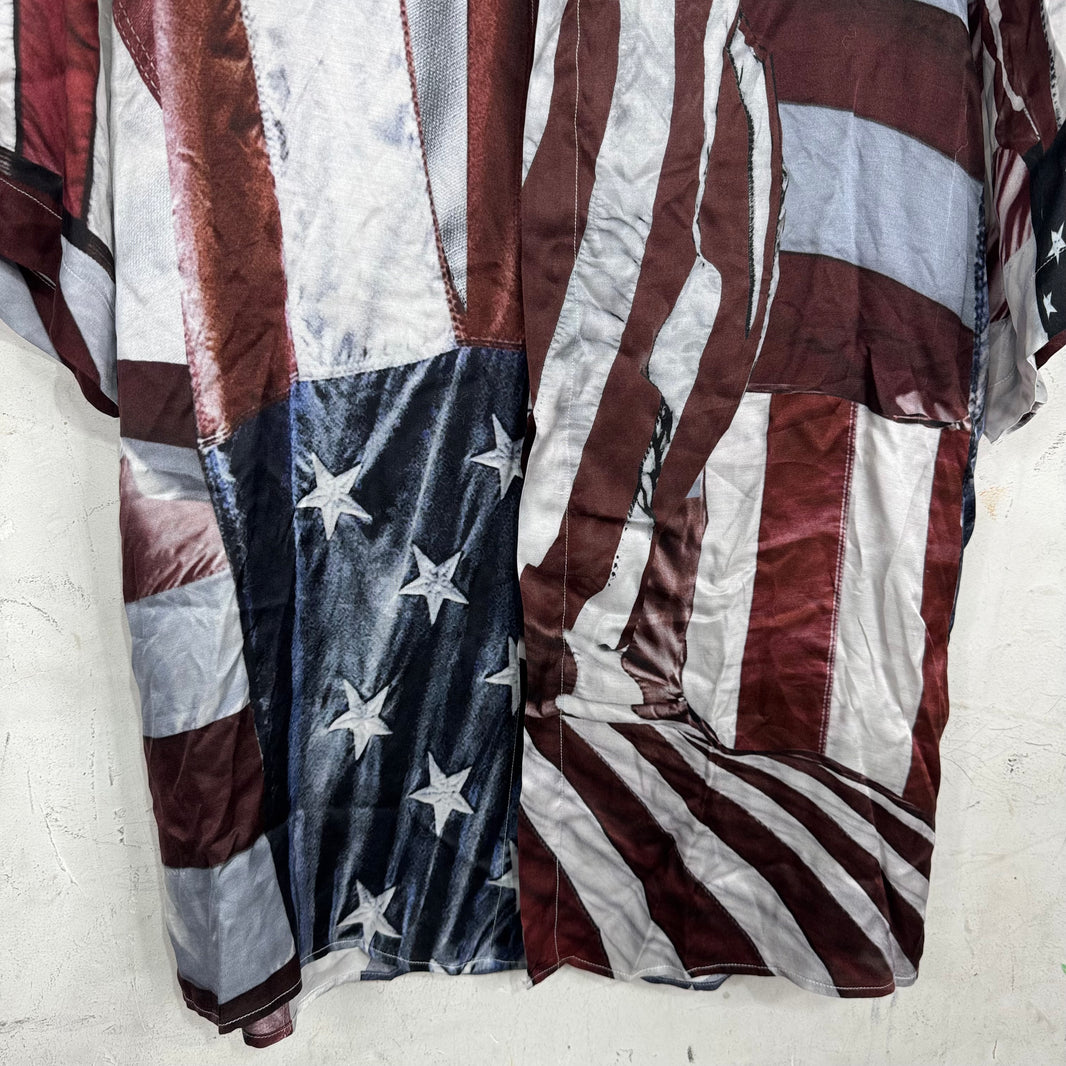 424 Silk Blend Flag Shirt