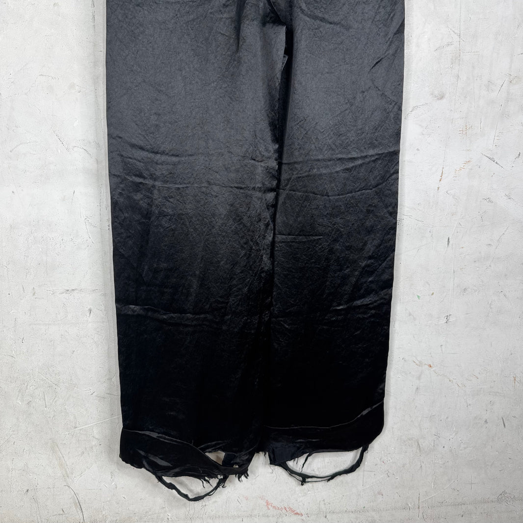 Ann Demeulemeester Acetate Wide Legged Trousers
