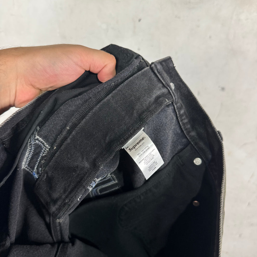 Supreme x Mitchell & Ness Bullets Denim Shorts