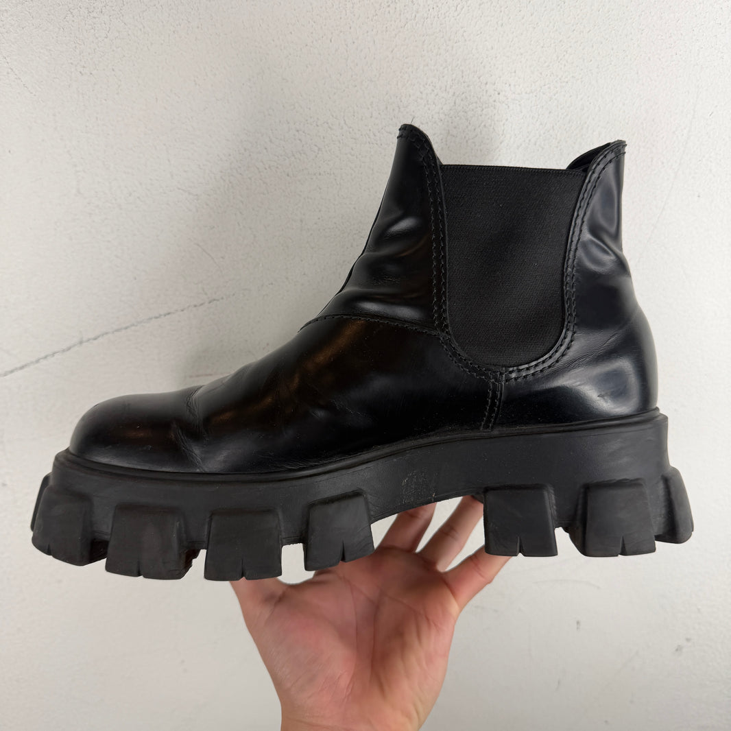 Prada Monolith Chelsea Boots