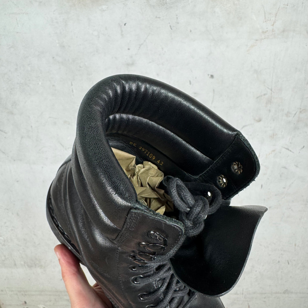 Saint Laurent Black Army Boots