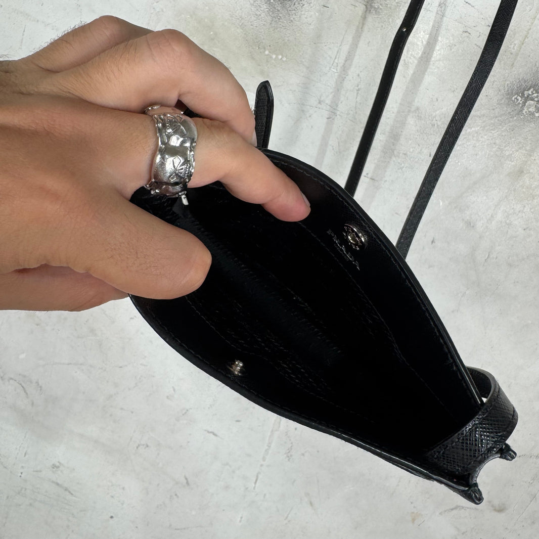 Prada Employee Leather Side Bag