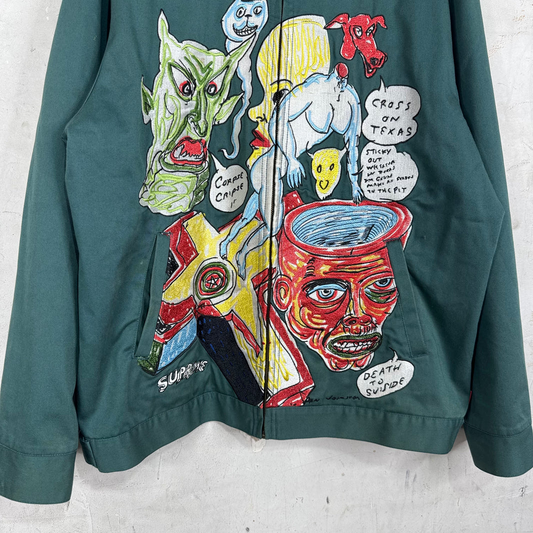 Supreme x Daniel Johnston Embroidered Work Jacket