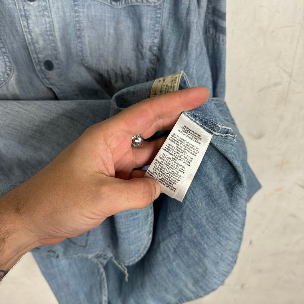 Ralph Lauren Stencil Print Chambray Shirt