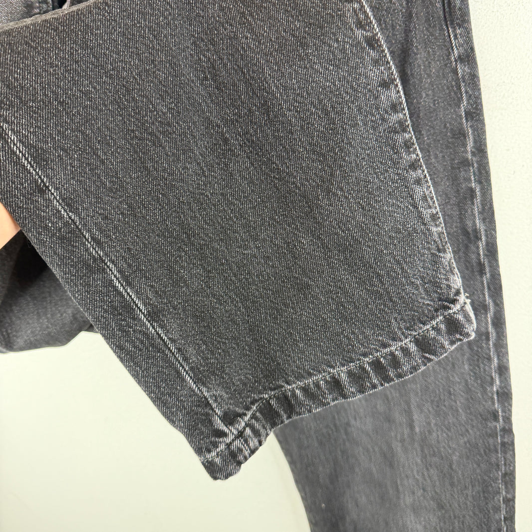Acne Studios 1991 Toj Vintage Belted Black Jeans