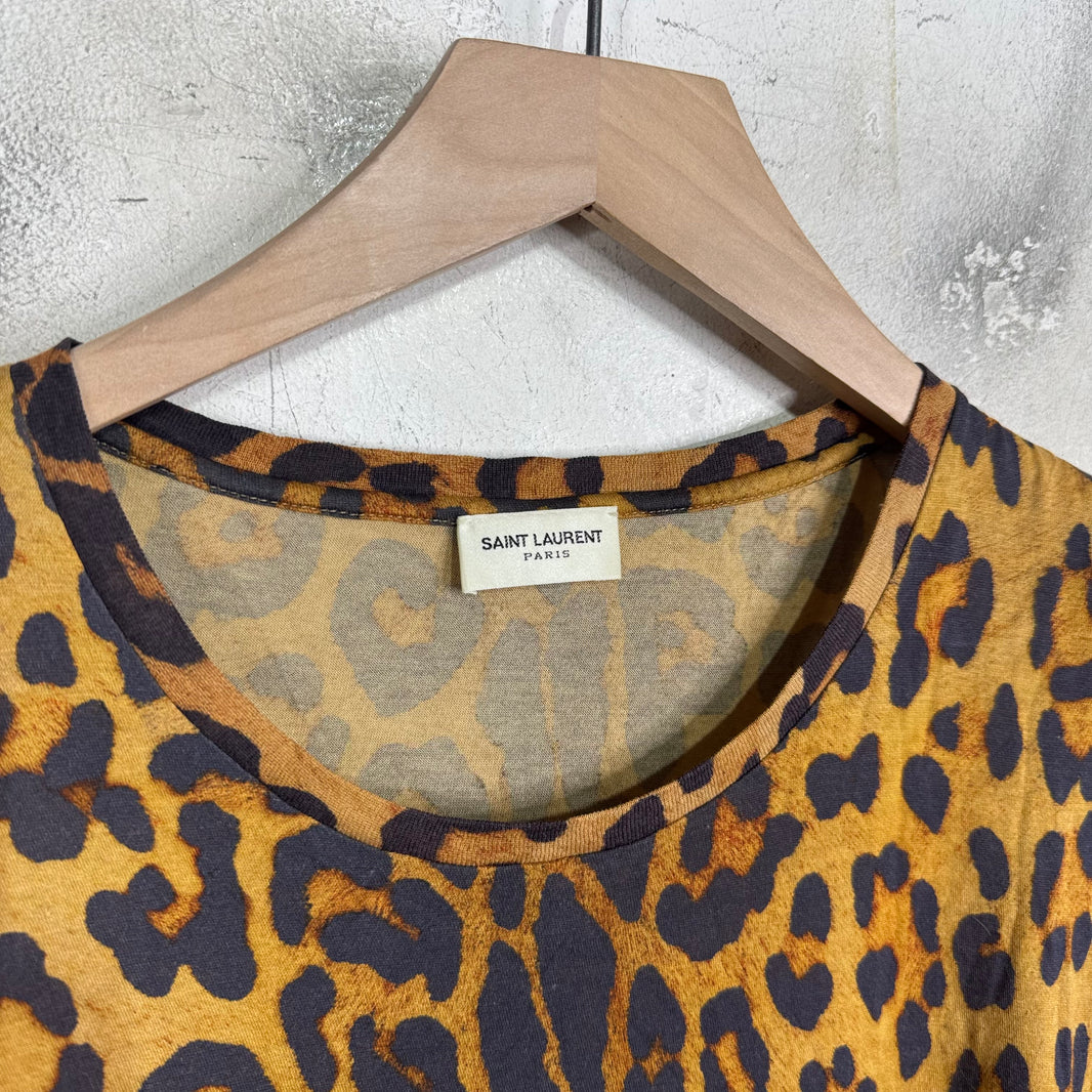 Saint Laurent Leopard T-Shirt