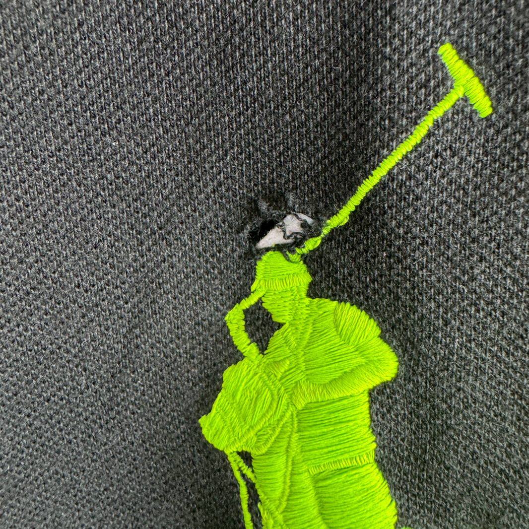 Ralph Lauren Black/Green Big Pony Polo Shirt