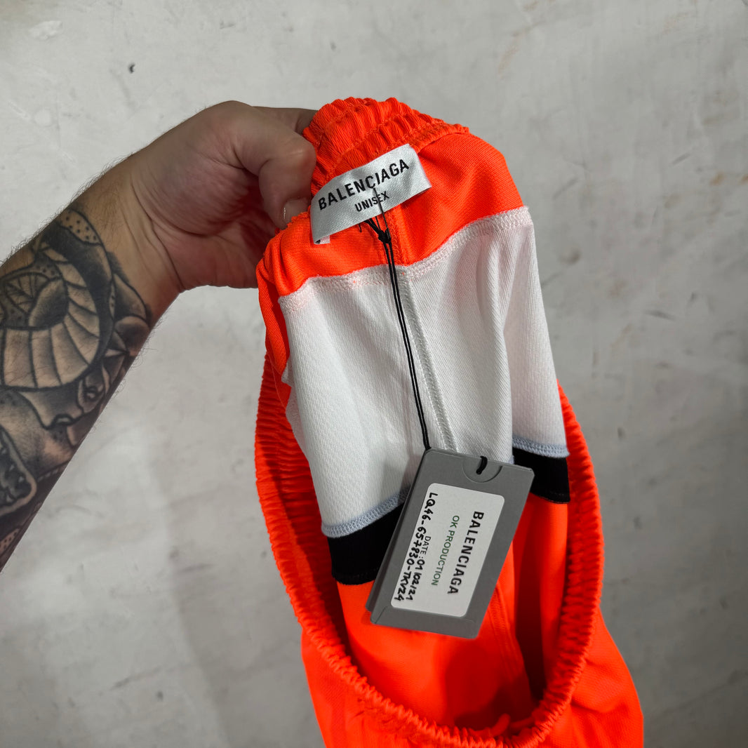 Balenciaga Orange Hockey Shorts