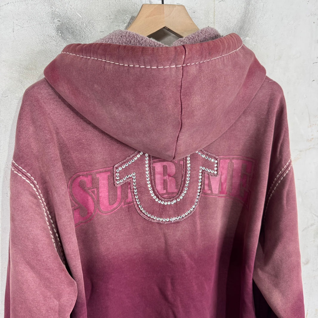 Supreme x True Religion Faded Zip Up Hoodie