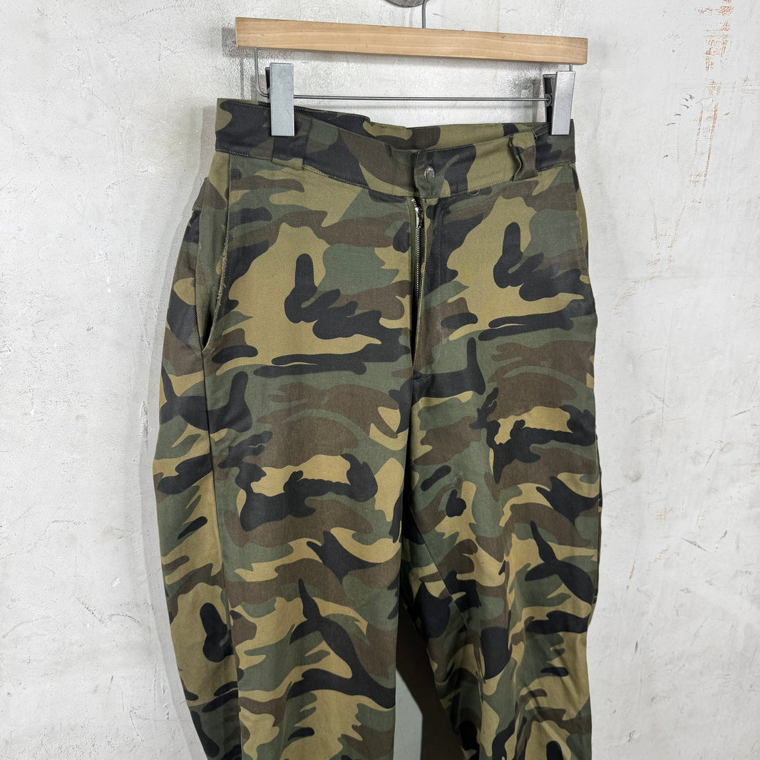 HBA Double-Waisted Camo Pants