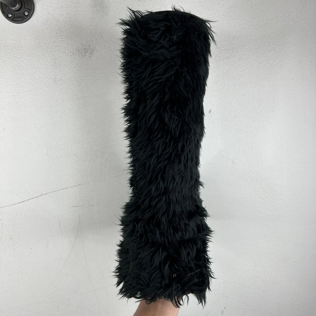 Balenciaga Fur Croc Boots