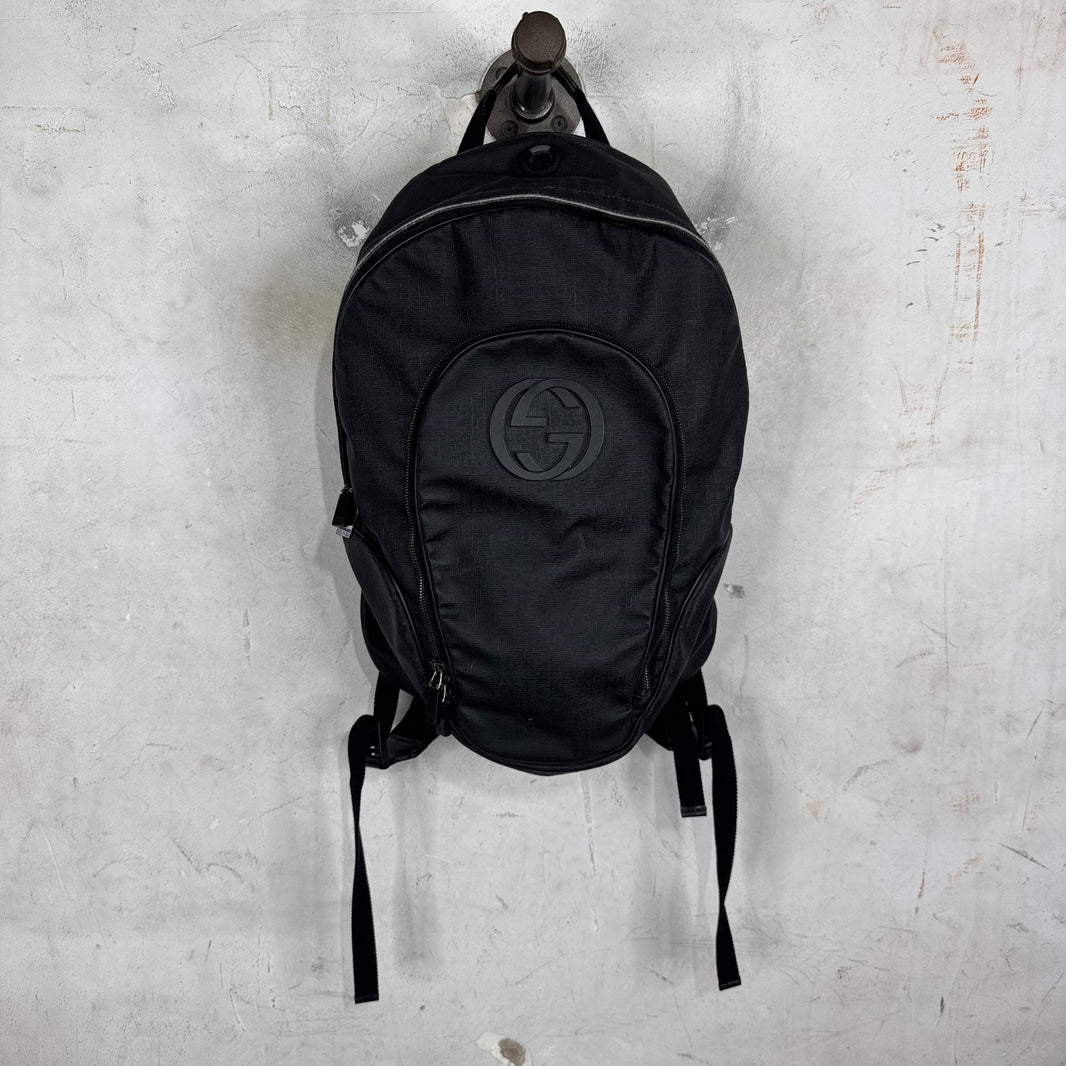 Gucci Sporty Canvas Interlock Backpack