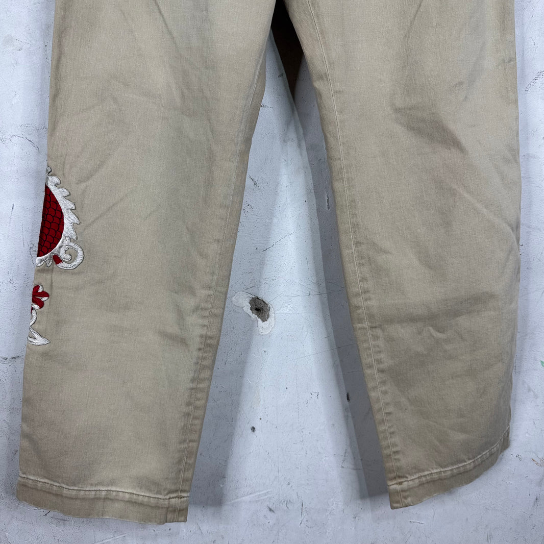 Gucci Dragon Patch Chinos