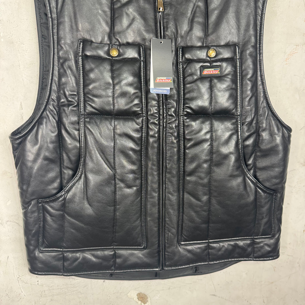 Supreme x Dickies Leather Padded Vest