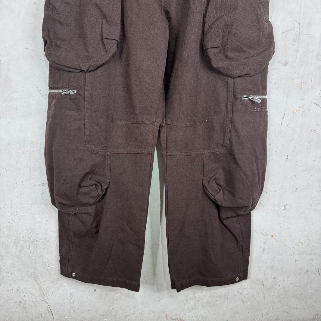 Jacquemus Brown Loose Cargos
