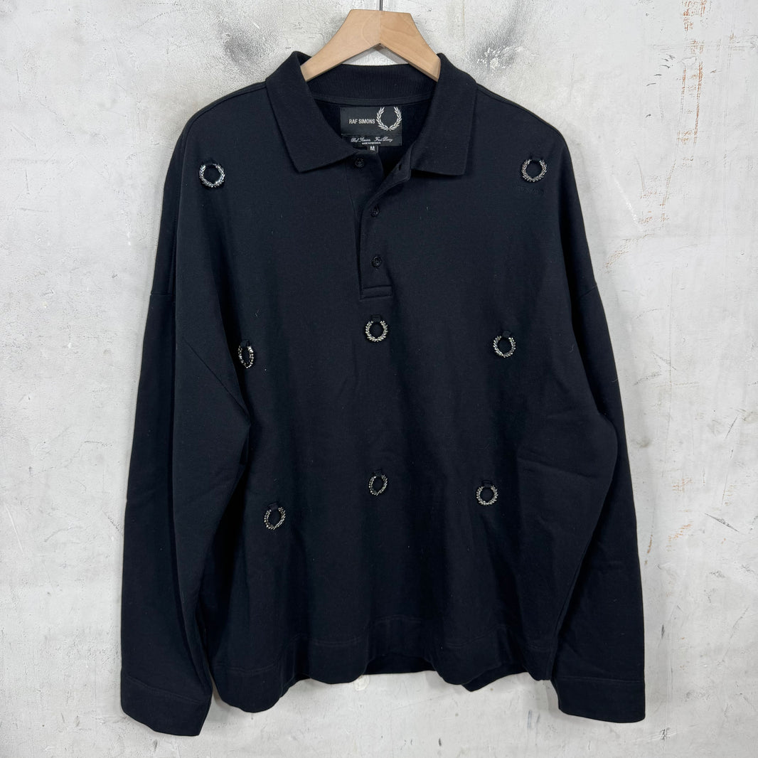 Raf Simons x Fred Perry Crested Tassle Sweatshirt