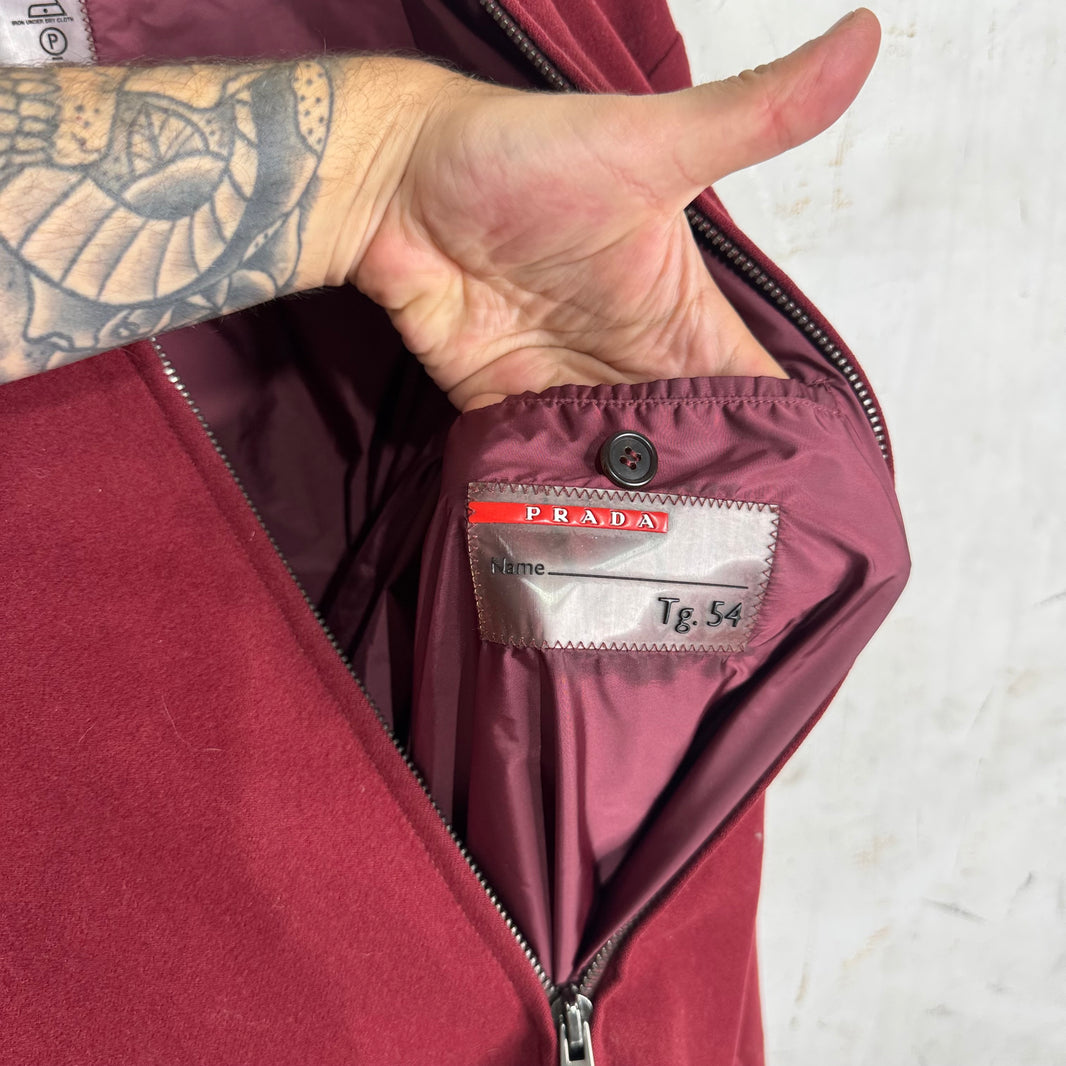 Prada 14' Wool Bomber Jacket