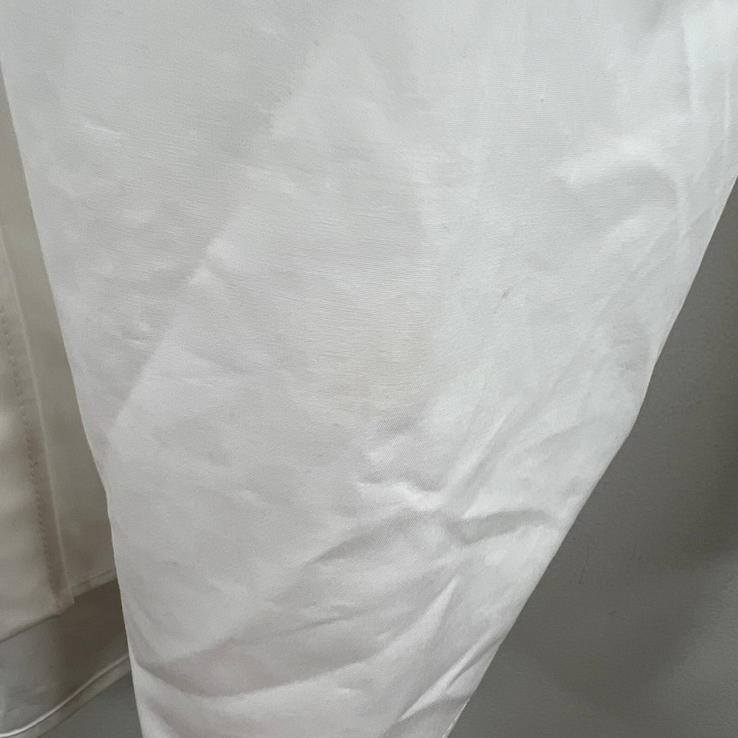 Balenciaga White Cocoon Snap Button LS Shirt