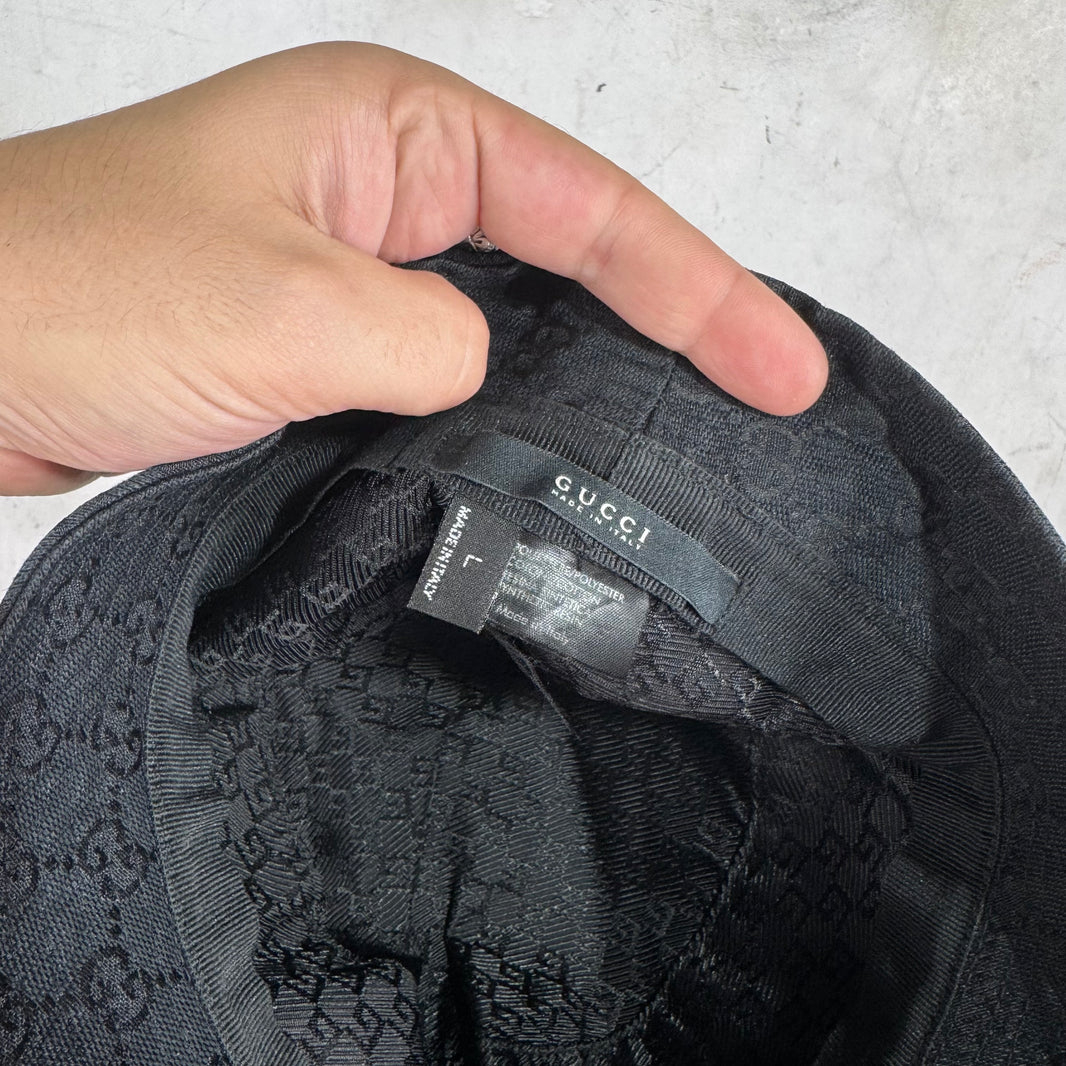 Gucci Tom Ford Buckle Monogram Bucket Hat