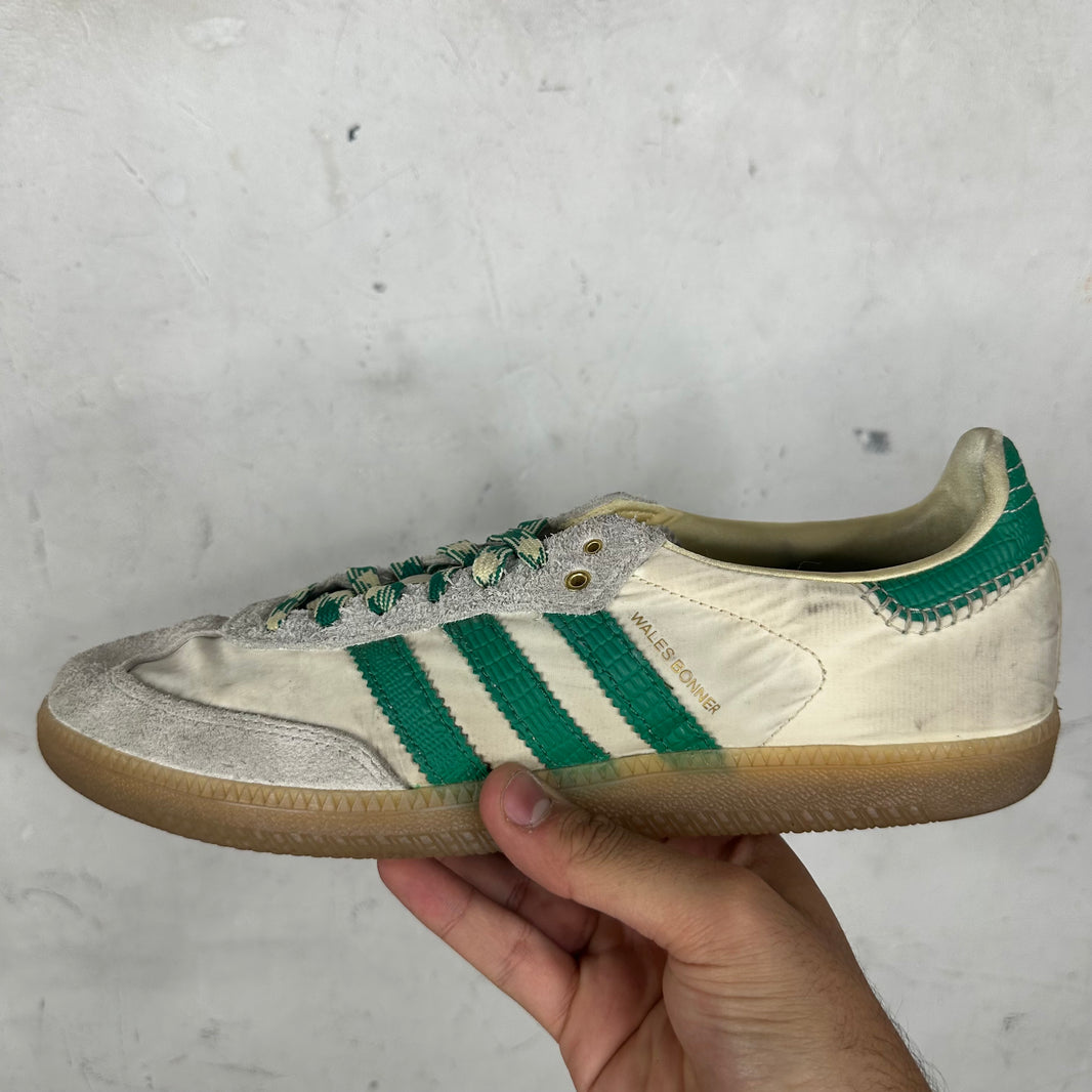 Adidas x Wales Bonner Nylon Green Sambas
