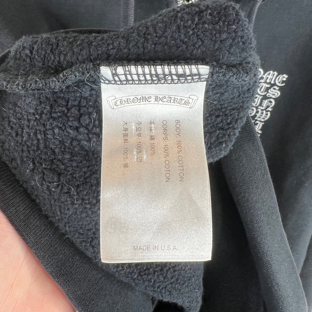 Chrome Hearts Eyechart Zip-Up Hoodie