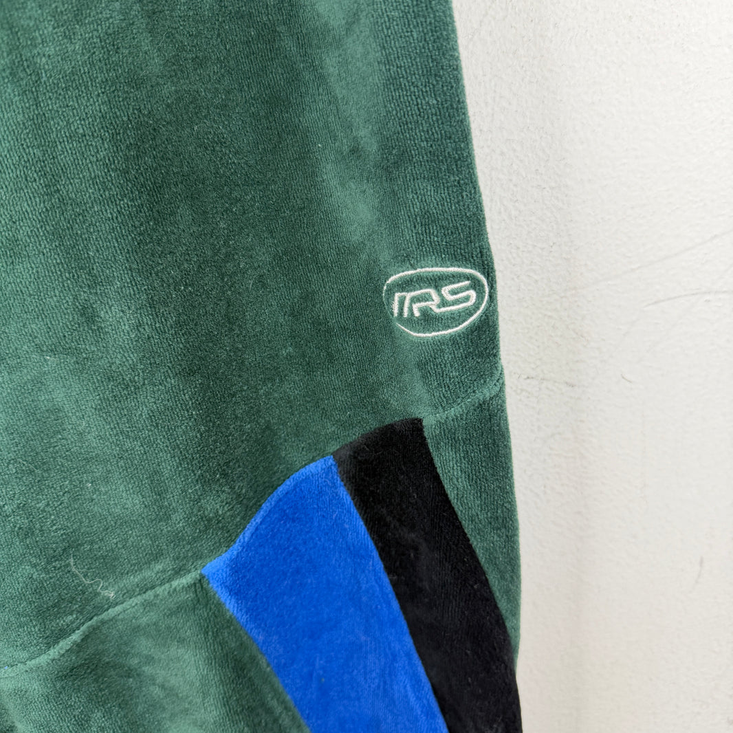 Martine Rose Supreme Green Velour Track Pants