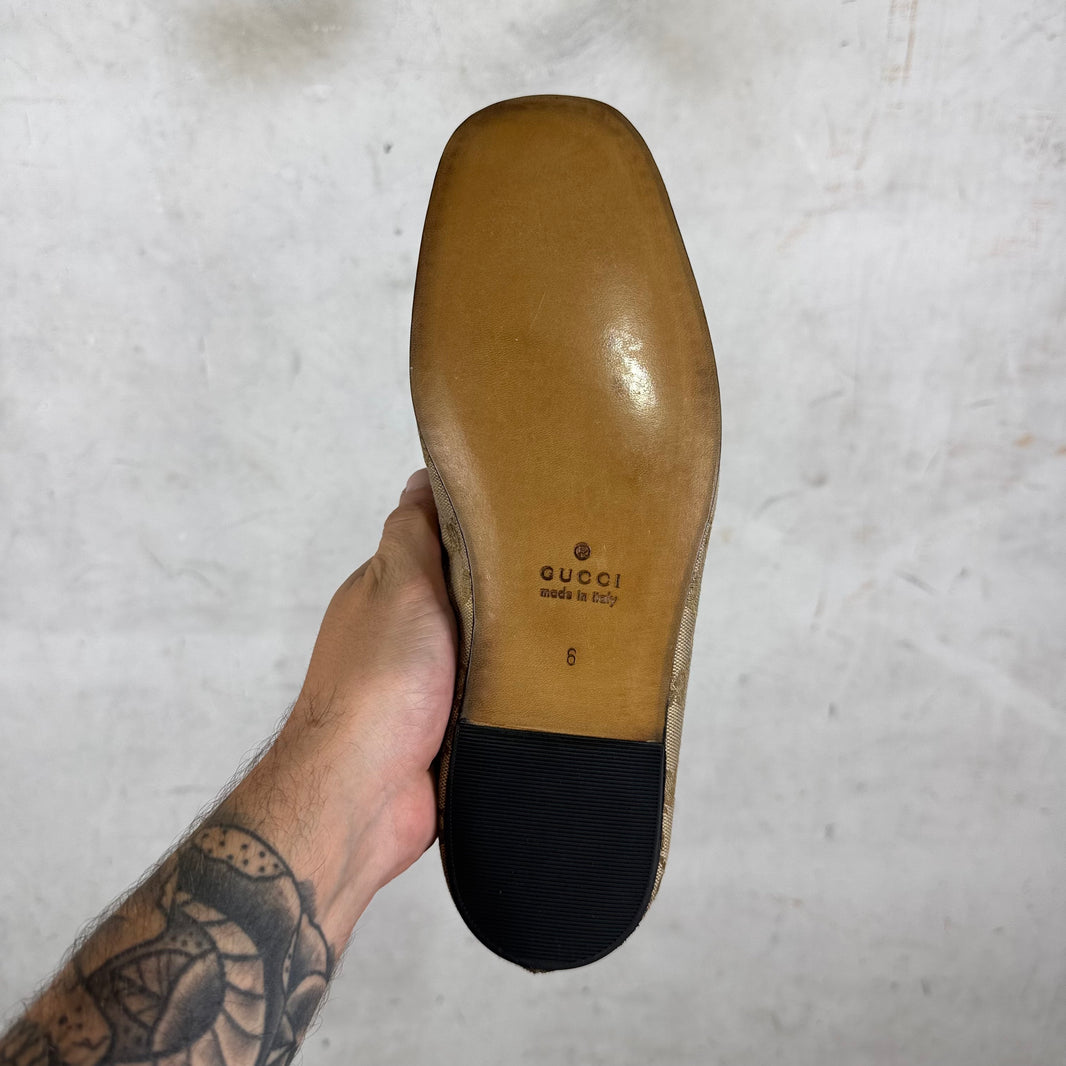 Gucci Monogram Ragazzo Mules