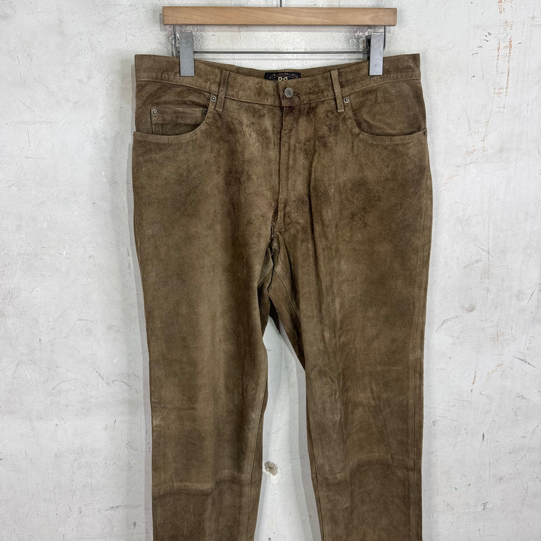 RRL Suede Western Pants