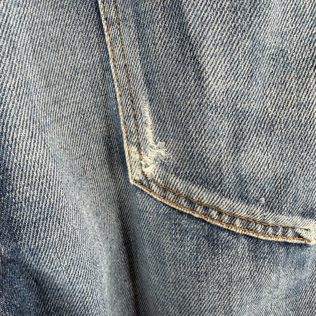 Balenciaga Elastic Waist Double Pocket Jeans