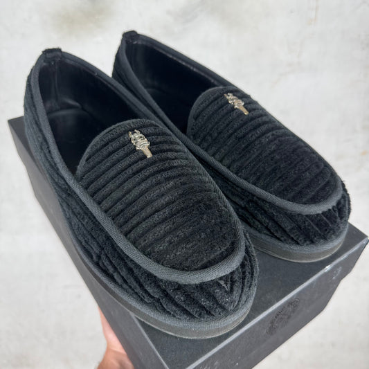 Chrome Hearts Corduroy Dagger Loafers