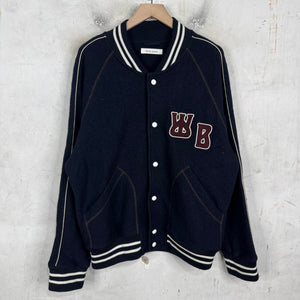 Wales Bonner Boiled Wool Varsity Jacket