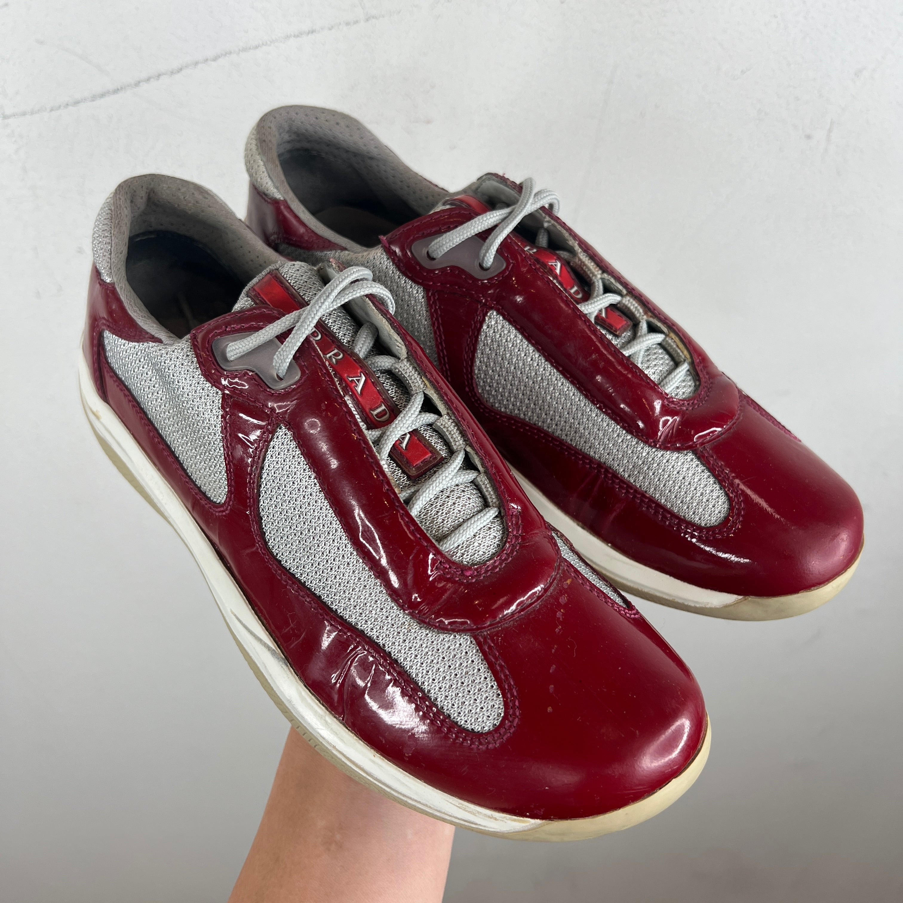 【国内発】PRADA America's Cupバイクスニーカー ギフト包装可 国内発】PRADA America´s Cupバイクスニーカー ギフト包装可 靴