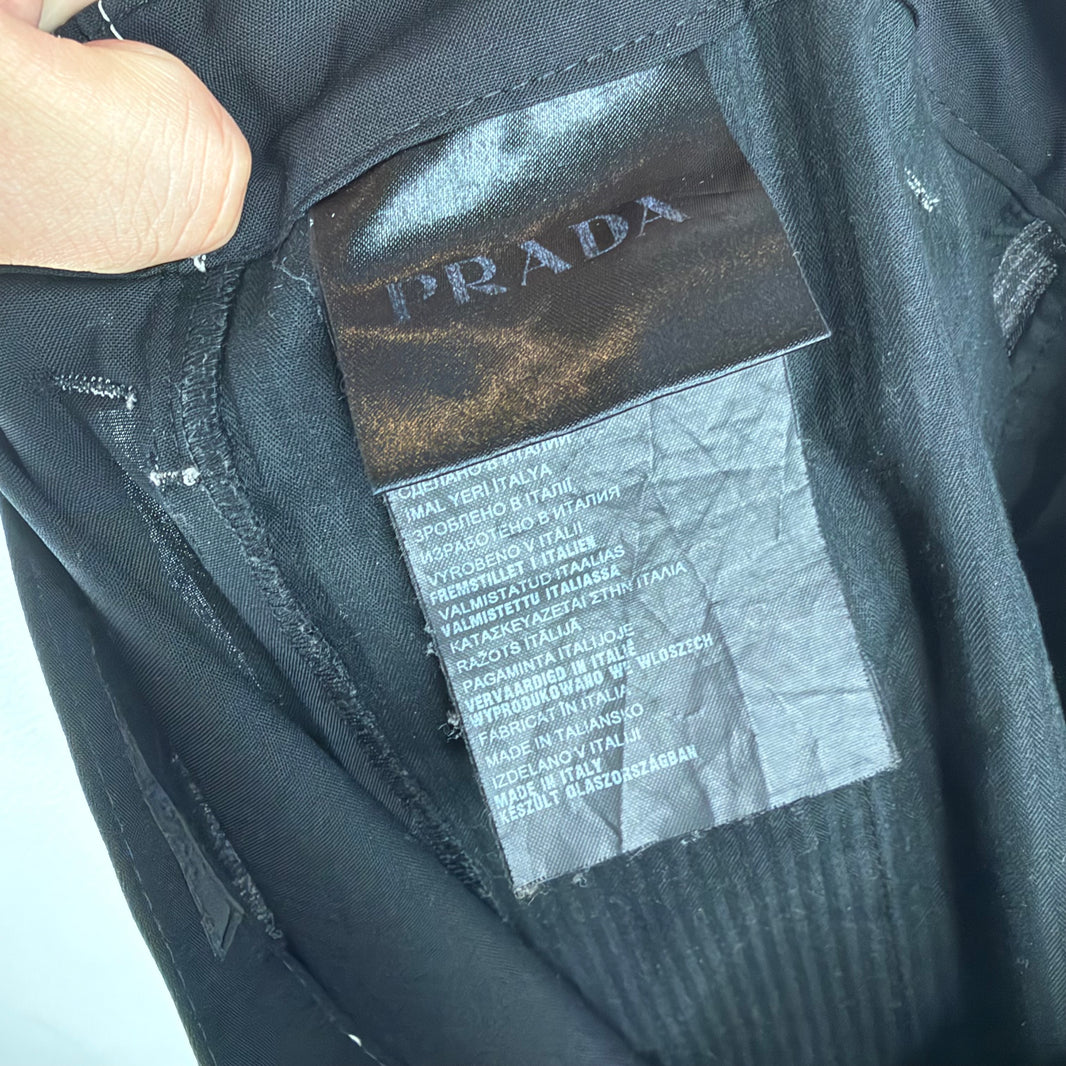 Prada Contrast Stitch Trousers