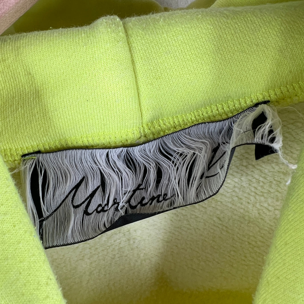Martine Rose Neon Green Hoodie
