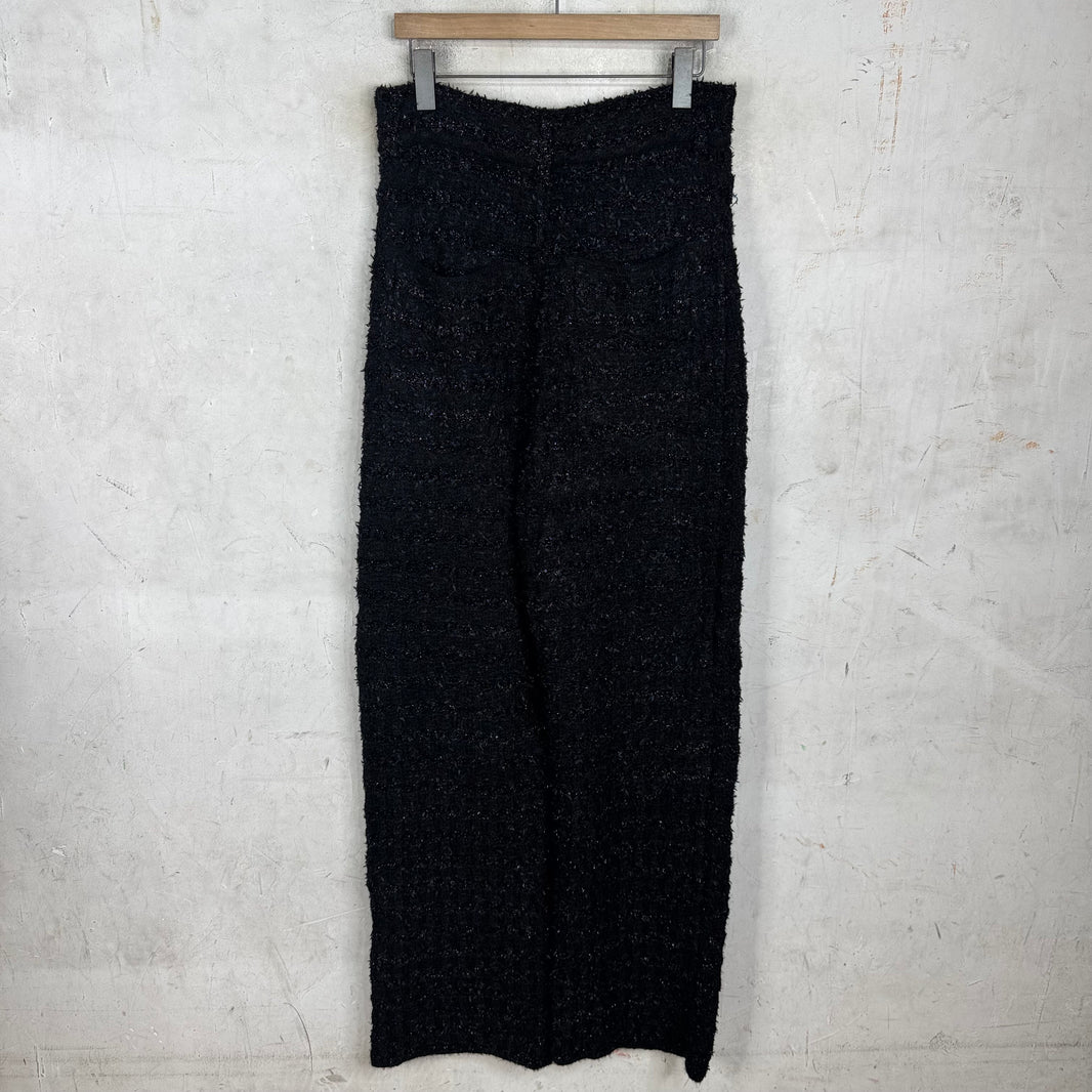 Balenciaga Tweed Loose Knit Pants