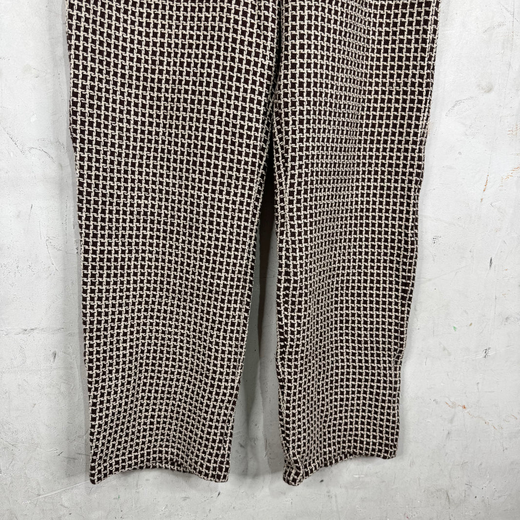 Bode Brown Knit Pants