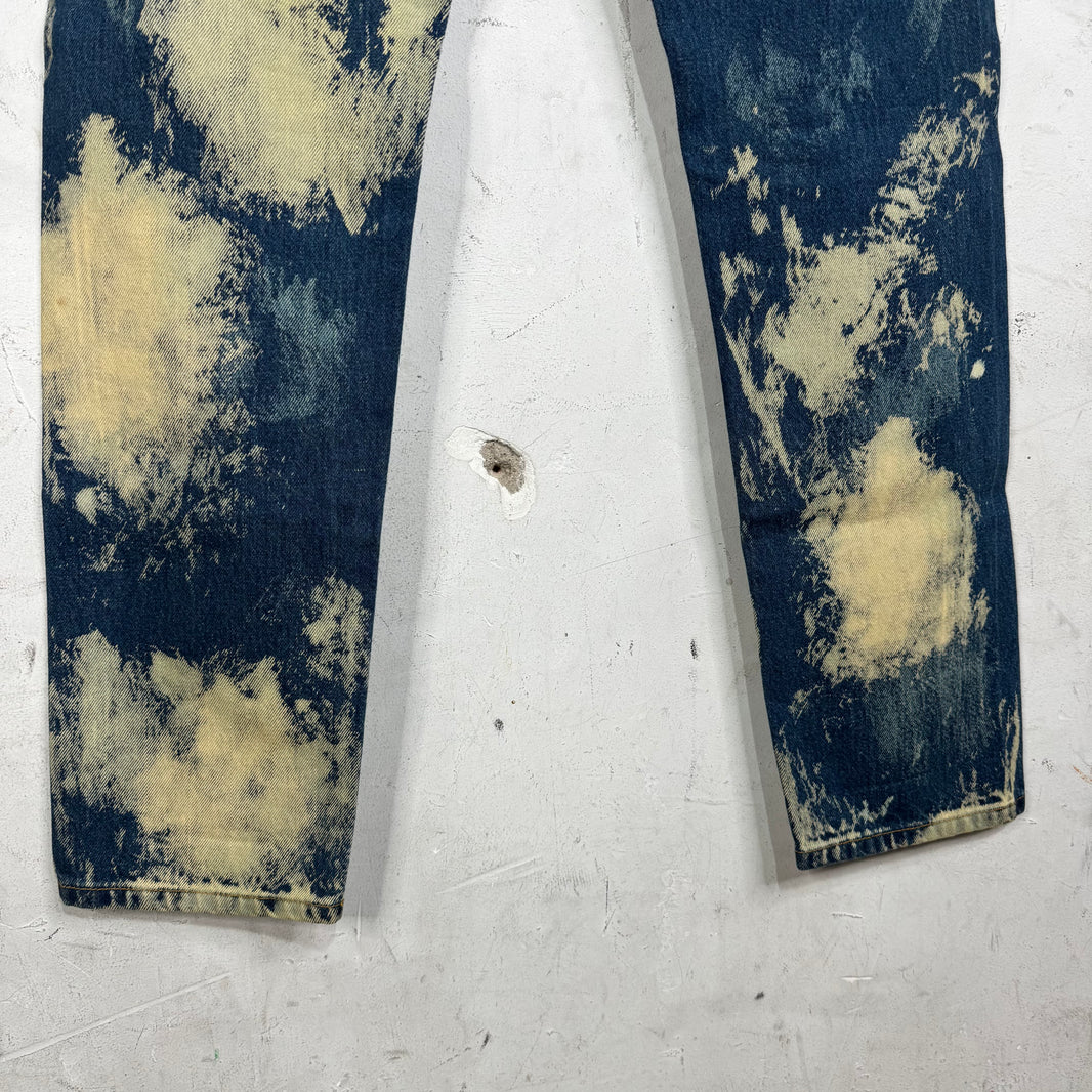 Gucci Studded Bleach Jeans