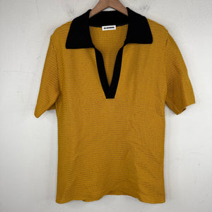 Jil Sander Collar V-Neck Knit Shirt
