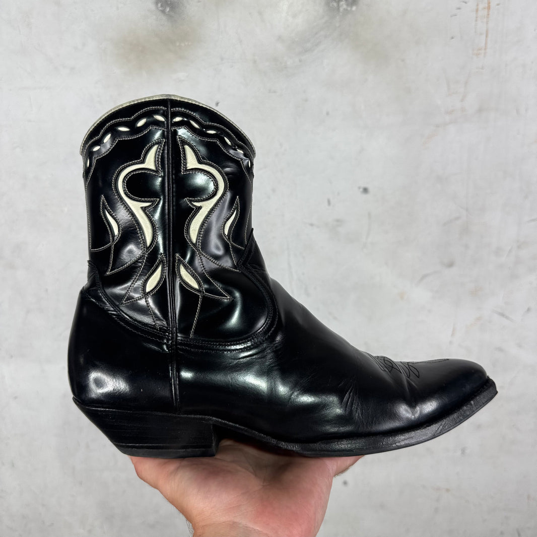 Saint Laurent Leather Western Boots