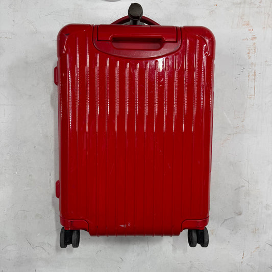 Rimowa Red Essential Cabin Carry On Suitcase