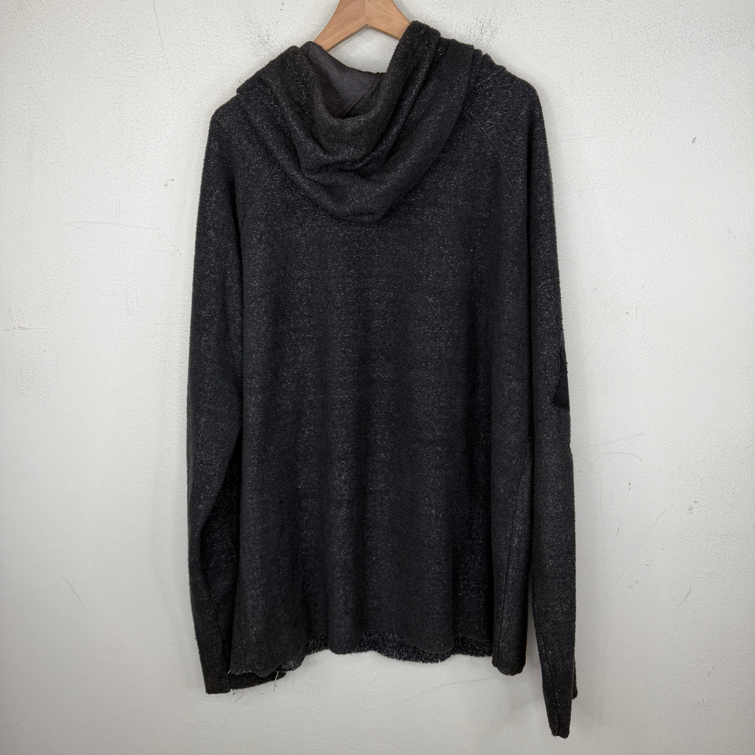 Greg Lauren Inside Out Grey Hoodie
